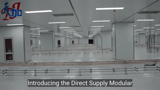 Modern ISO Certified Modular China Factory Cleanroom with Aluminum Honeycomb/PU/Rock Wool/Magnesium Clean Room for Electronics and Biotechnology